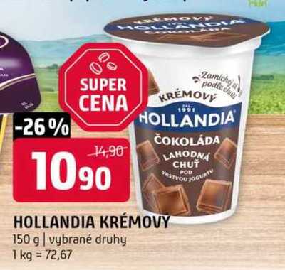 HOLLANDIA KRÉMOVY 150 g vybrané druhy