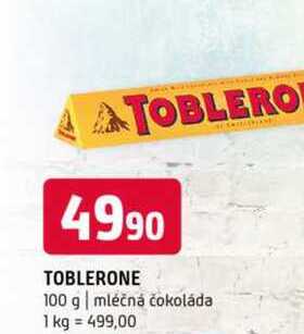 TOBLERONE 100 g mléčná čokoláda