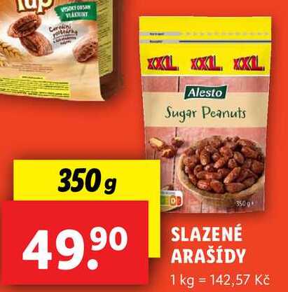 SLAZENÉ ARAŠÍDY, 350 g