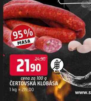 ČERTOVSKÁ KLOBÁSA 100g