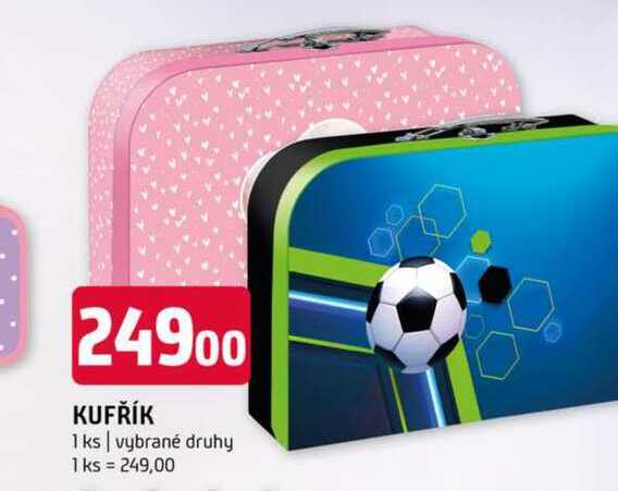 KUFŘÍK 1 ks vybrané druhy 