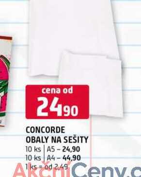 CONCORDE OBALY NA SEŠITY 10 ks A5 
