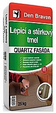 DEN BRAVEN LEPICÍ A STĚRKOVÝ TMEL QUARTZ FASÁDA
