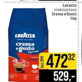 Lavazza zrnková káva Crema e Gusto 1kg