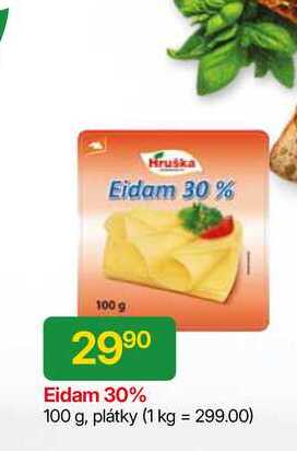 Hruška Eidam 30% 100 g, plátky