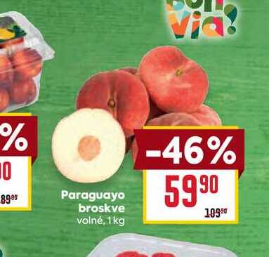 Paraguayo broskve volné, 1kg