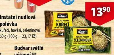 Instatní nudlová polévka, 60 g  