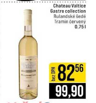 Chateau Valtice Gastro collection Rulandské šedé Tramin červený 0.75l