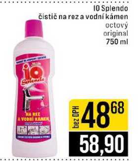 Splendo čistič na rez a vodní kámen octový 750 ml 