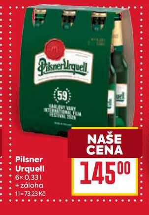 Pilsner Urquell 6x 0,33l