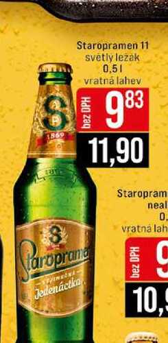Staropramen 11 svetly lezak 0,5l