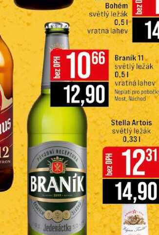 Bohém světlý ležák 0,5l