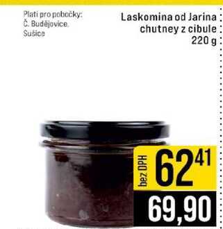Laskomina od Jarina chutney z cibule 220 g