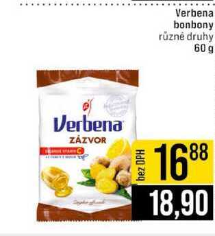 Verbena bonbony různé druhy 60 g