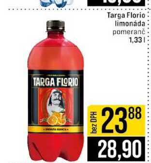 Targa Florio limonáda pomeranč 1,33l