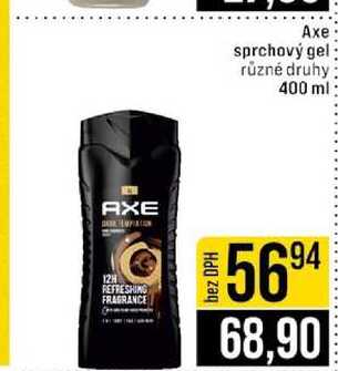 Axe sprchový gel různé druhy 400 ml