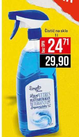 Čistič na sklo 1l