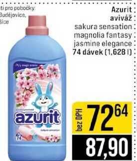 Azurit aviváž sakura sensation magnolia fantasy jasmine elegance 74 dávek 1,628l