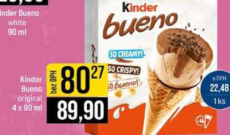 Kinder Bueno original 4x90 ml 