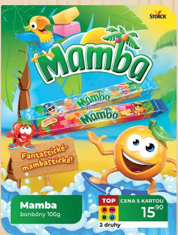 Mamba bonbóny 106g  