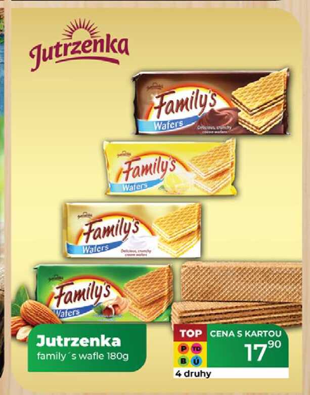 Jutrzenka family's wafle 180g 