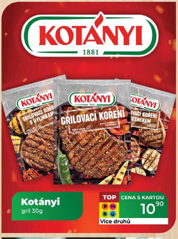 Kotányi gril 30g 