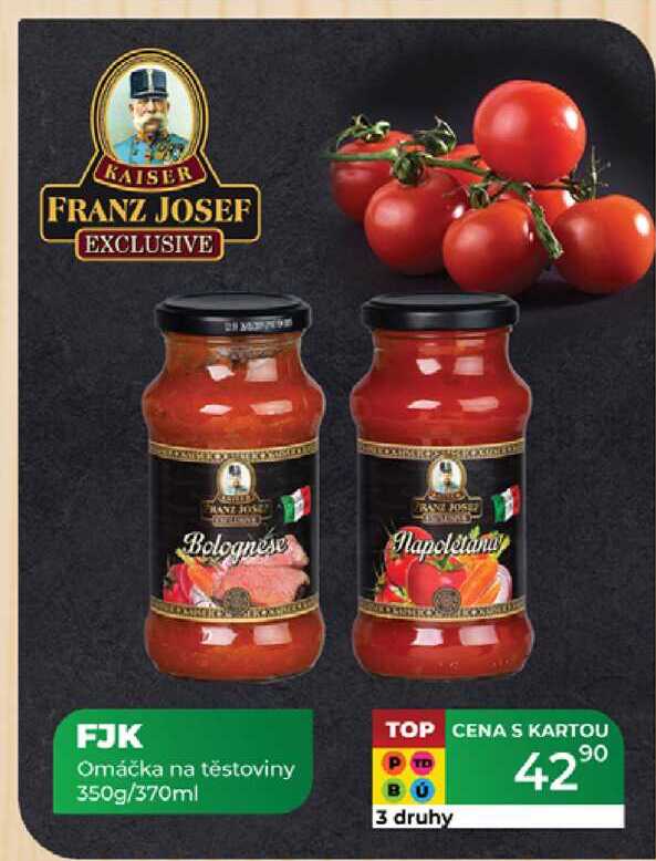 FJK Omáčka na těstoviny 350g/370ml 