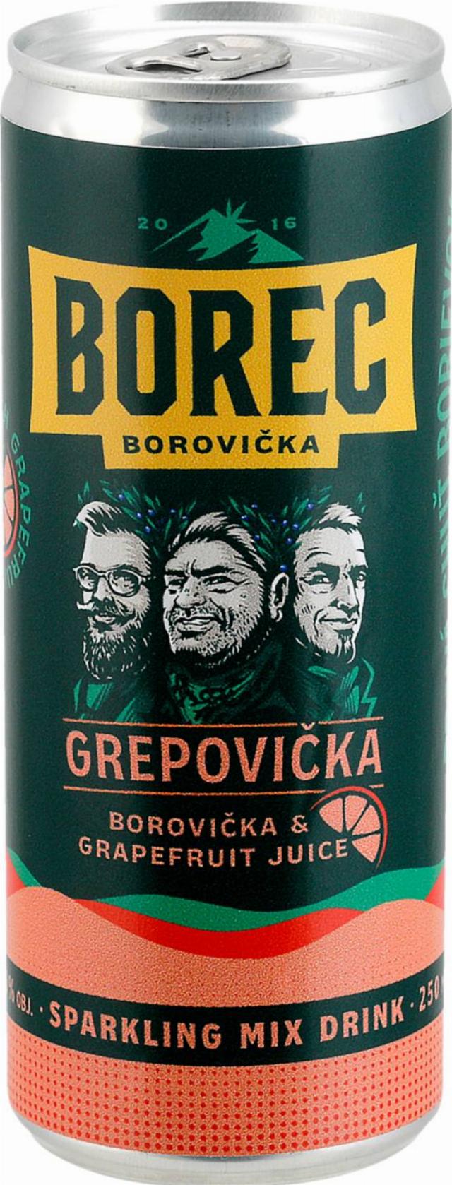 Borec Míchaný alkoholický nápoj Borec Borovička Grepovička