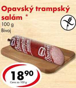 Opavský trampský salám, 100 g 