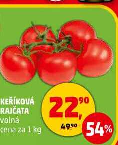 KEŘÍKOVÁ RAJČATA volná, 1 kg