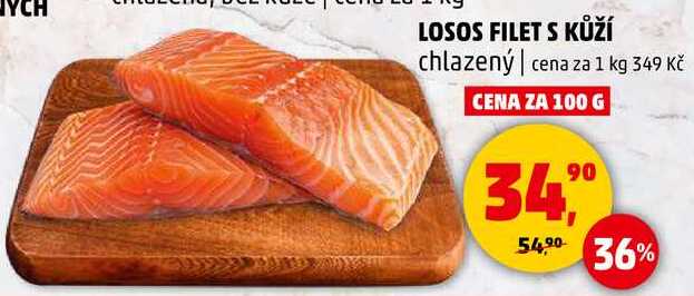 LOSOS FILET S KŮŽÍ chlazený, 100 g