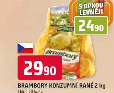 BRAMBORY KONZUMNÍ RANÉ 2 kg 