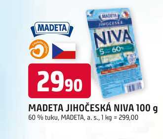 MADETA JIHOČESKÁ NIVA 100 g 60% 