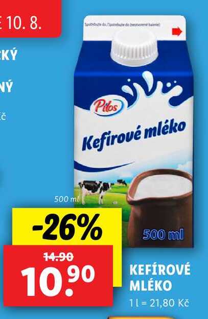 KEFÍROVÉ MLÉKO, 500 ml