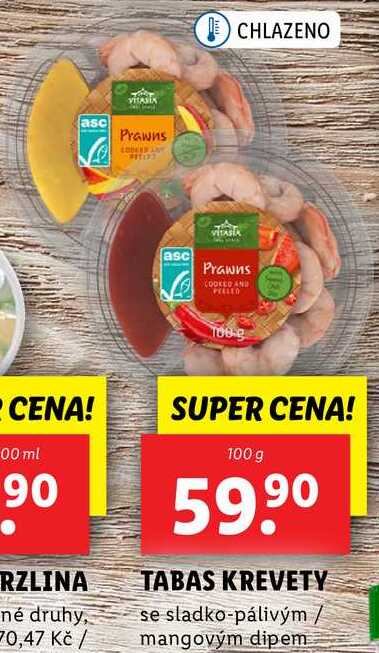 TABAS KREVETY, 100 g