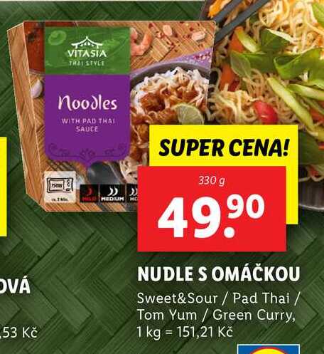 NUDLE S OMÁČKOU, 330 g