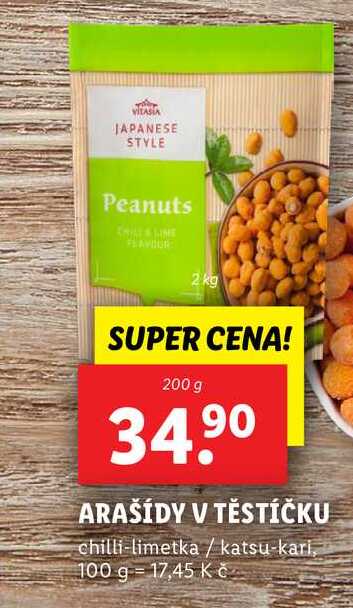 ARAŠÍDY V TĚSTÍČKU, 200 g