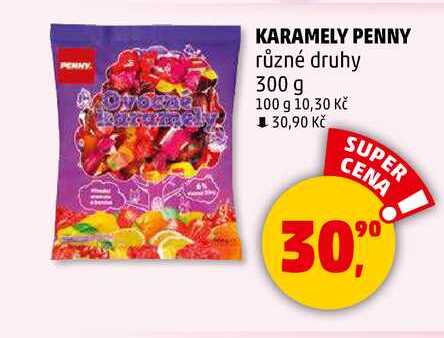 KARAMELY PENNY různé druhy, 300 g 