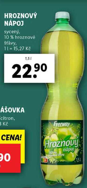 HROZNOVÝ NÁPOJ, 1,5 l