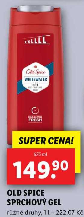 OLD SPICE SPRCHOVÝ GEL, 675 ml