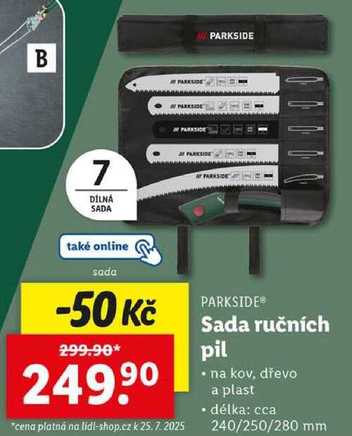 Sada ručních pil 