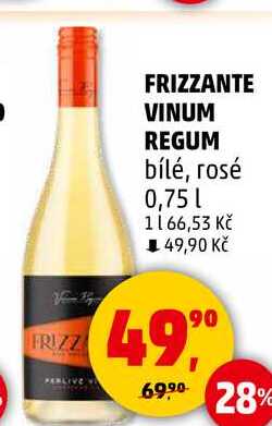 FRIZZANTE VINUM REGUM bílé, 0,75 l