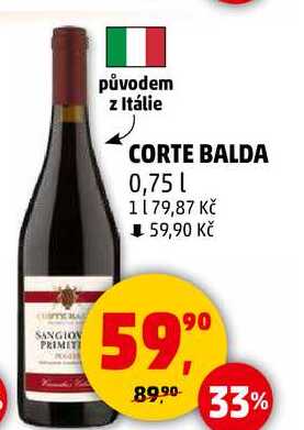 CORTE BALDA, 0,75 l