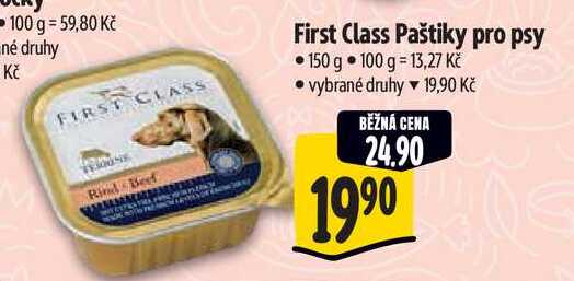 First Class Paštiky pro psy 150 g 