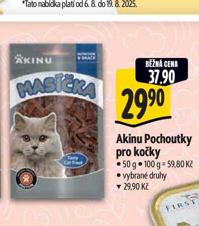 Akinu Pochoutky pro kočky 50 g