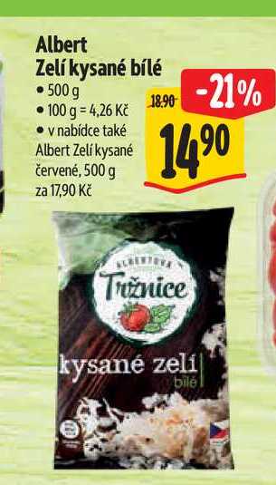 Albert Zelí kysané bílé 500 g 