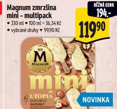 Magnum zmrzlina mini - multipack 330ml