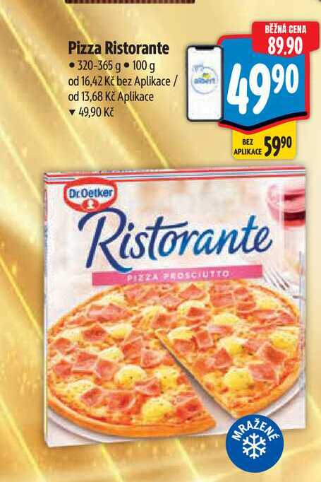 Dr. Oetker Pizza Ristorante, vybrané druhy 320g