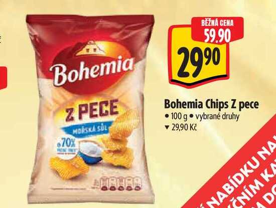 Bohemia Chips Z pece 100 g 