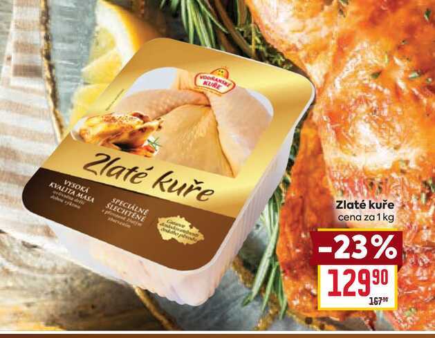Zlaté kuře cena za 1 kg 
